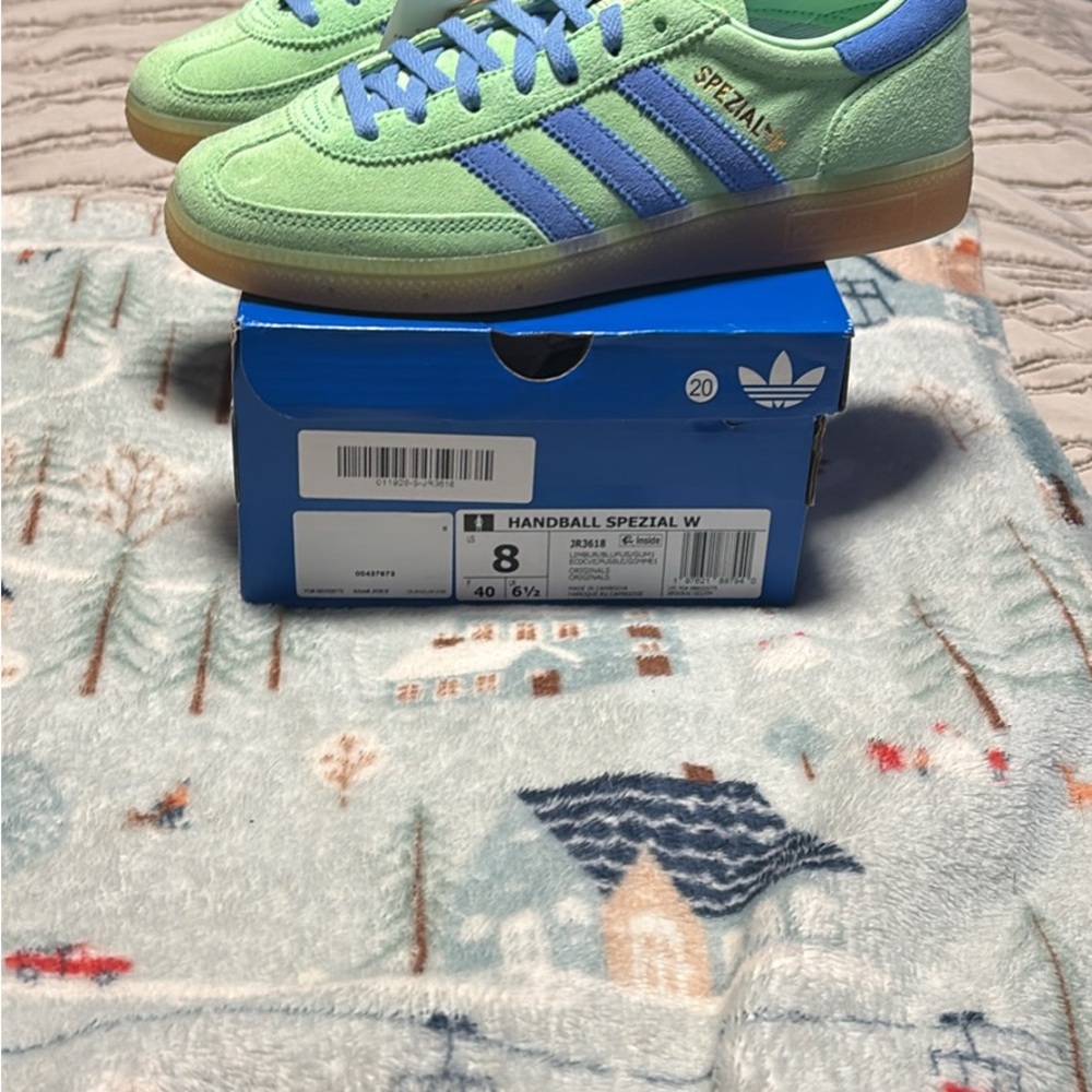 Adidas Handball Spezial Women Green/Blue Sneakers